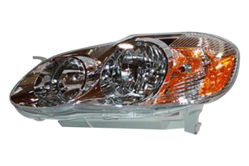 Tyc 20-6236-00 - 2003 toyota corolla left replacement headlight assembly