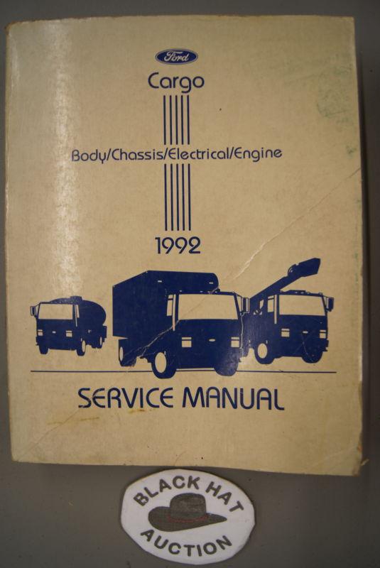 1992 ford cargo truck factory shop service manual ~ oem dealership book