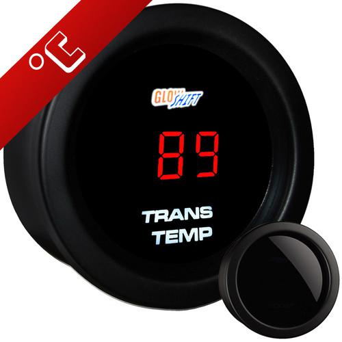 52mm red digital celsius transmission temperature gauge