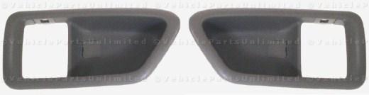 97 - 01  lh & rh  door handle bezel trim cover casing grey  fits: toyota camry