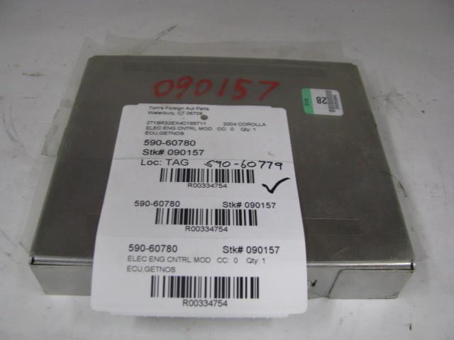 Ecu ecm computer toyota corolla 2003 03 2004 04 auto 89666-02330 12240579 334754