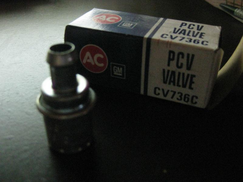 1965 1966 1967 1968 1969 1970 chevy camaro corvette pcv valve ac #cv736c nos!