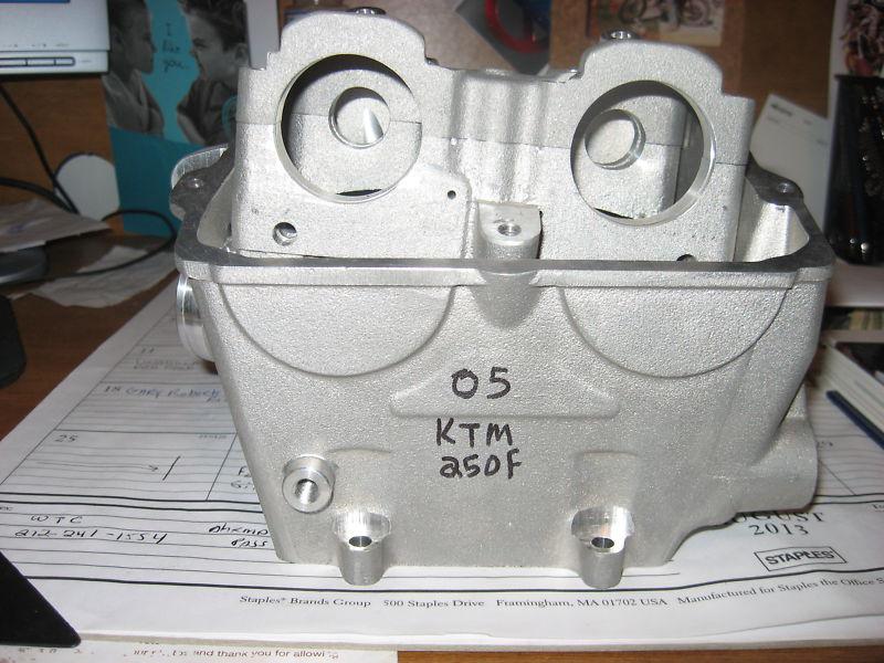 2005-2006 ktm sxf 250 cylinder head