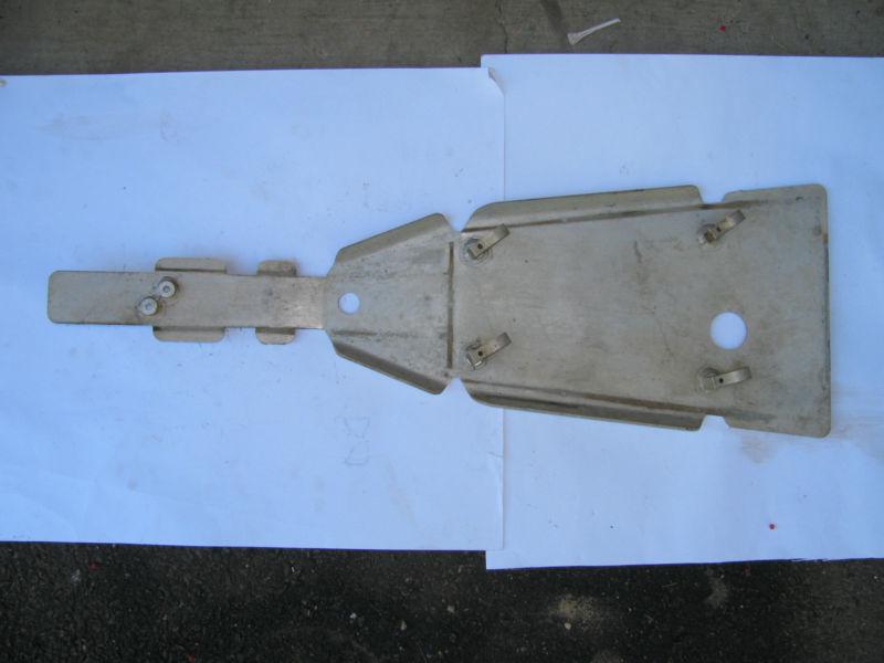  frame/engine skid plate for kawasaki kfx400 03-08 and suzuki ltz400 03