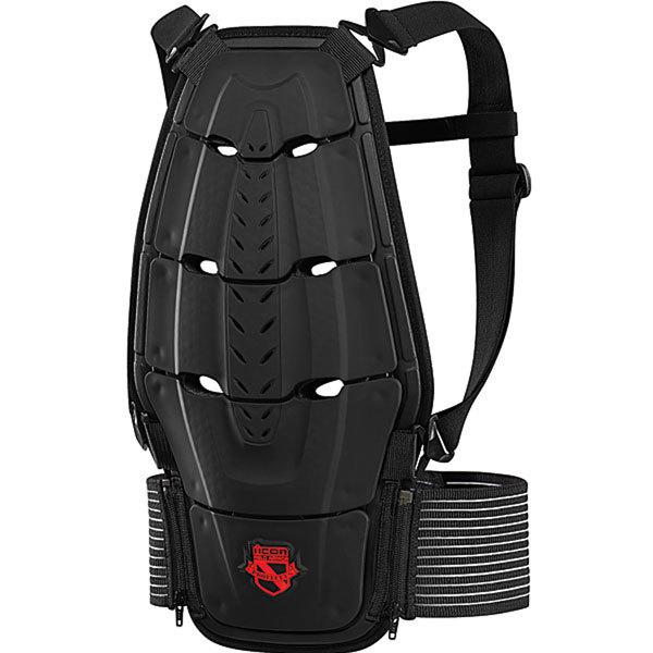 Black rubatone icon stryker c.e. back protector