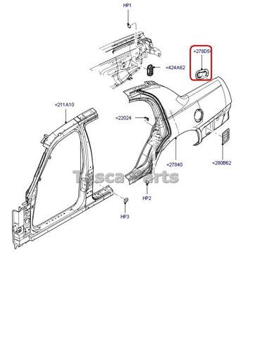 Brand new oem body side panel grommet 2004-2011 lincoln town car