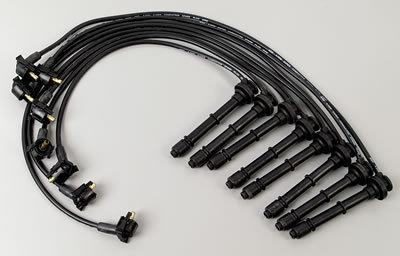 Msd spark plug wires 8.5mm black 90 deg boots ford mustang cobra 4.6l 32213