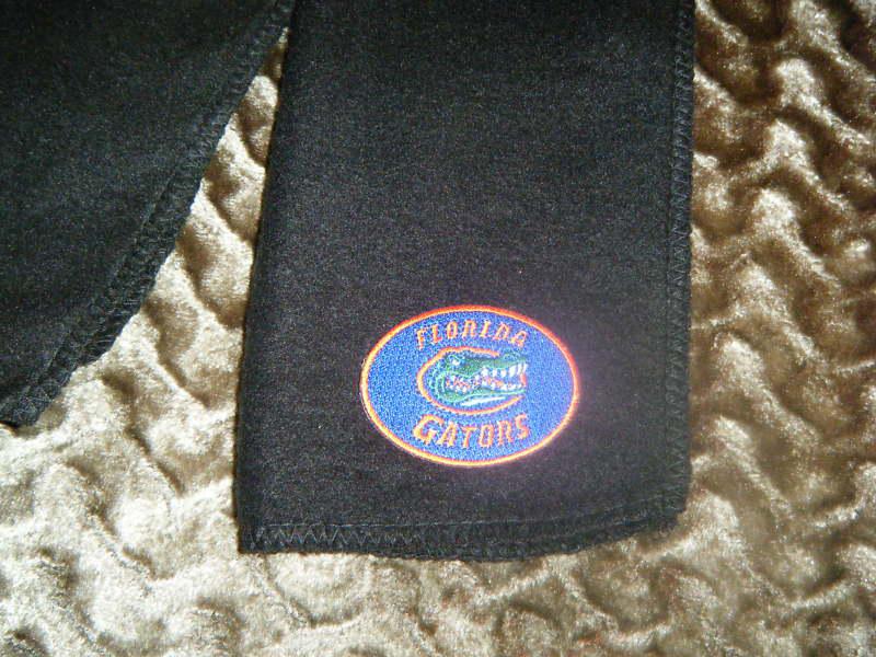 Florida gators black fleece scarves scarfs scarf - 9"x 60" college ncaa 