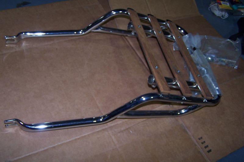 Luggage rack triumph moto guzzi honda yamaha suzuki kawasaki jawa new