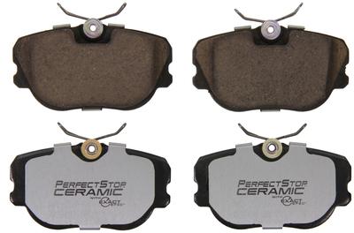 Perfect stop ceramic pc493a brake pad or shoe, rear