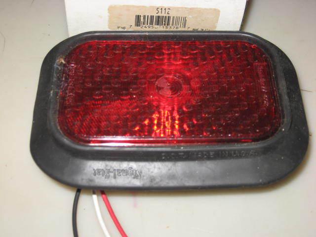 Postal truck, 3-wire, 4-1/2" x 6-1/2" red light, signal-stat # 5112