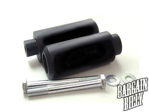 Honda cbr 600 f4 f4i black extended frame sliders (1999-2006)