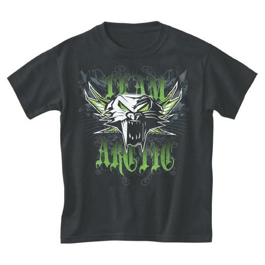 Arctic cat youth sabercat cathead t-shirt large