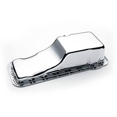 Mr. gasket 9432 oil pan steel chrome plated 5 qt. ford big block fe each