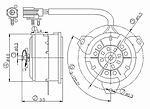 Tyc 630620 radiator fan motor