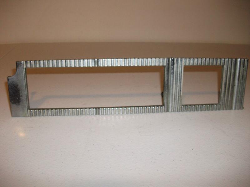 1950's chrysler imperial dash radio clock trim