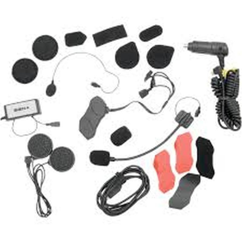 Sena smh-10r bluetooth stereo headset/communicator/intercom headset,black,