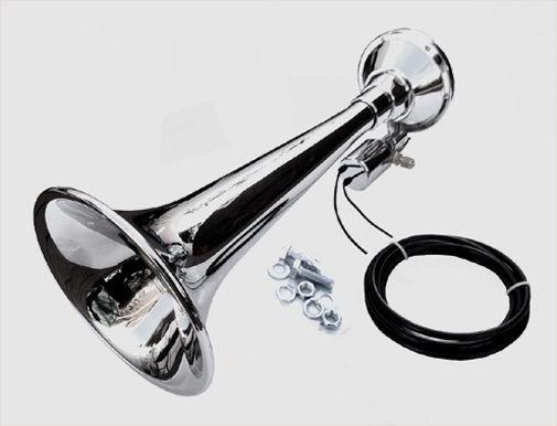 Loud 142 db, chrome air horn, for car, truck, boat, rv,suv..#v204