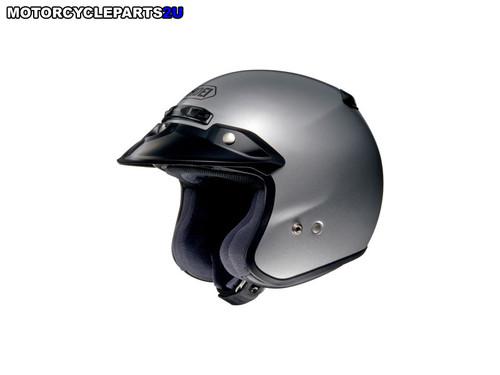 Shoei rj platinum-r helmet xs silver