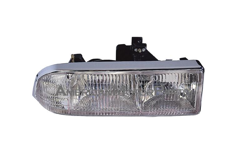 Passenger side replacement headlight composite headlamp type chevy - 16526218