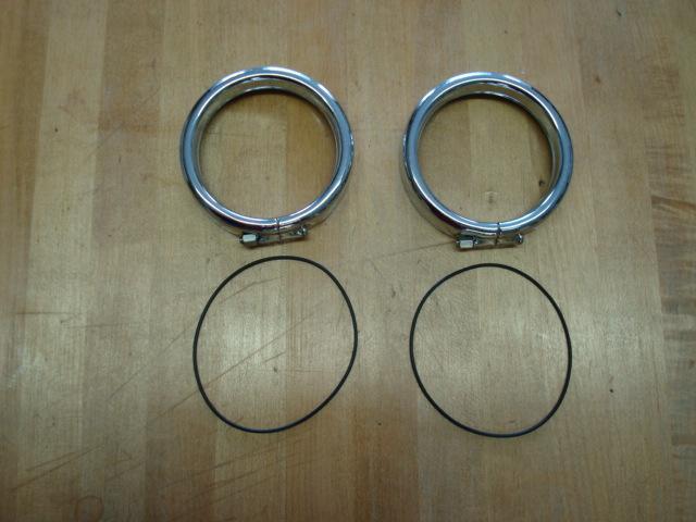 For  harley turn signal trim ring kit for flat lens 