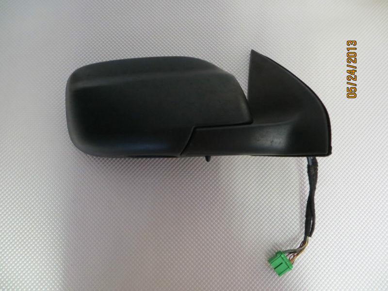 03 04 05 xc90 black  front right power side view mirror with illumination oem