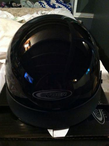 Cyber helmets. brand new in box u-72 with internal shield. black lower profile