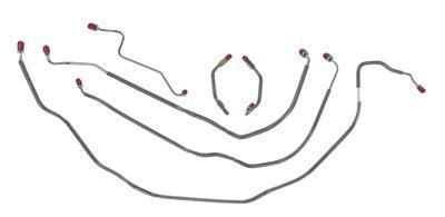 Right stuff detailing ckt6802 brake lines steel front chevy set of 4