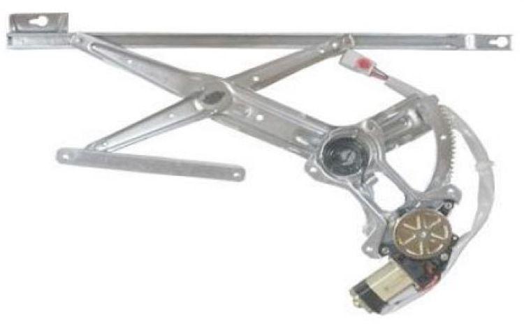 Power front window regulator with motor warranty - pair