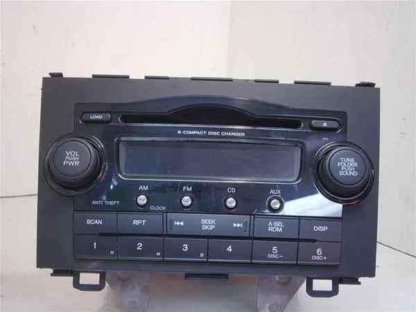 07-09 honda crv 6 disc cd radio player oem lkq