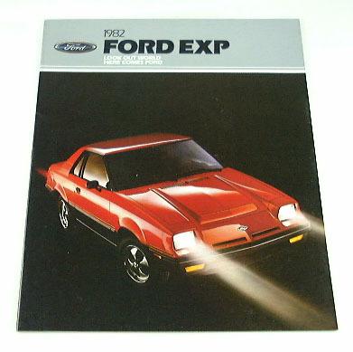 1982 82 ford exp brochure sport coupe hatchback