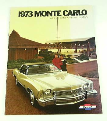 1973 73 chevrolet chevy monte carlo brochure landau s