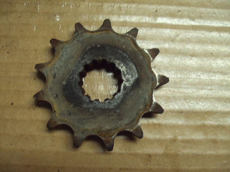 85 1985 suzuki rm 250 rm250 motorcycle engine 13t 13 tooth sprocket front