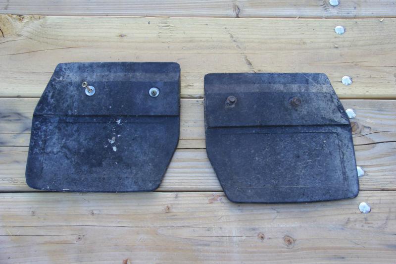 Volvo mudflap front 140, 164, 240, 260,  pair of mudflaps