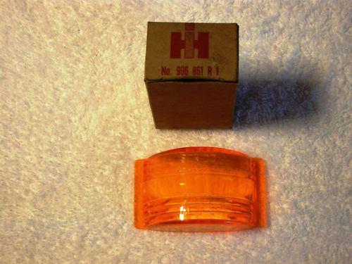 International harvester nos amber running lamp lens lot of three lenses