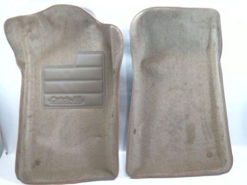 Nifty 602326 catch-all carpet beige front floor mat - set of 2 