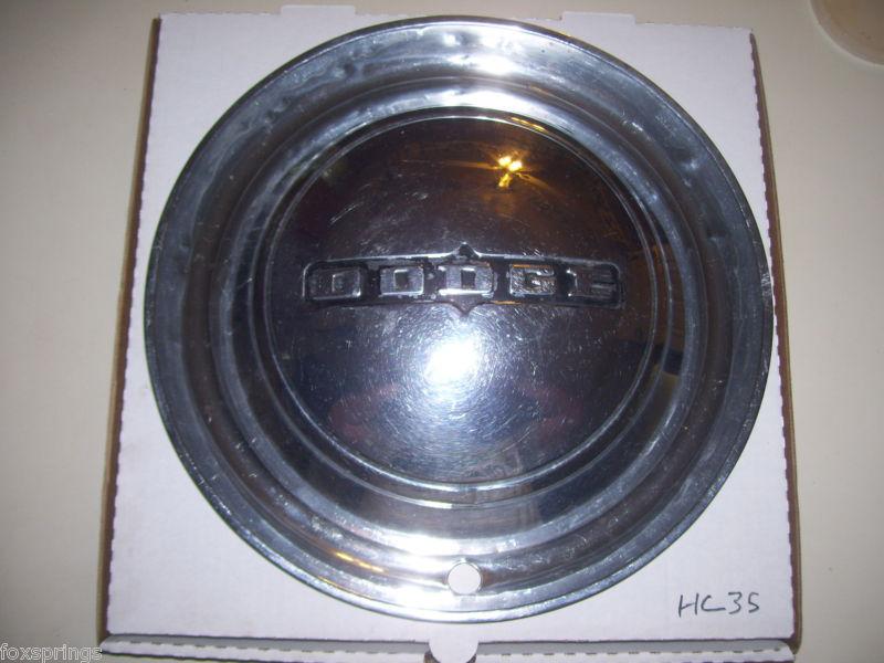 1949 1950 dodge hub cap 15" stainless mopar                          hc35