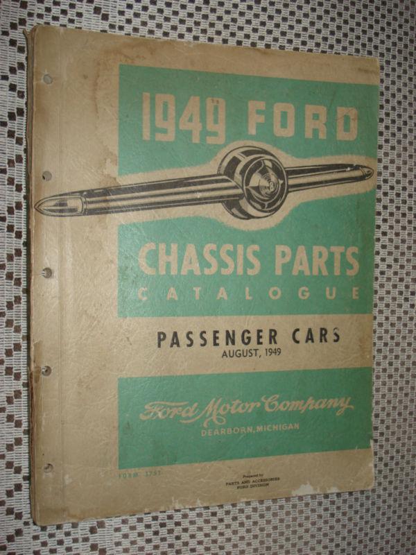 1949 ford car parts catalog original fomoco book rare parts number's book 8-1949