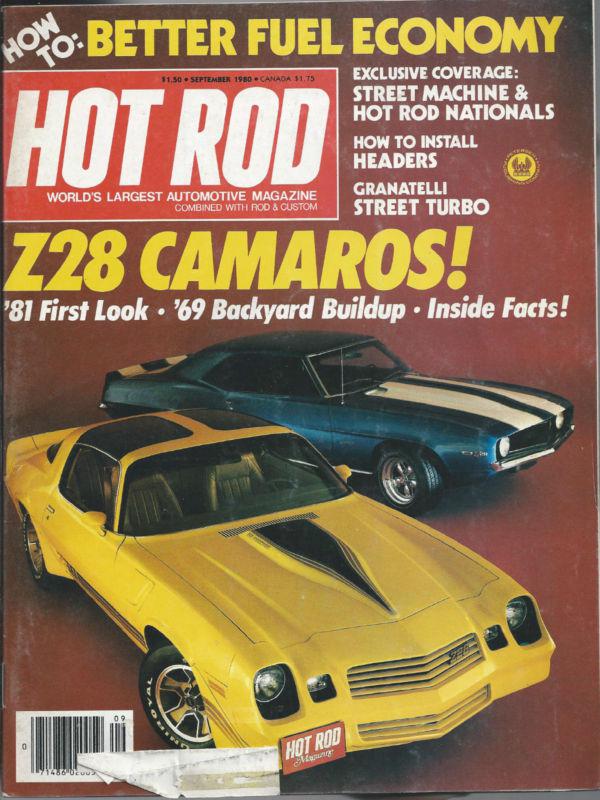 1980 hot rod  magazine sept rat rod hot rod kustom