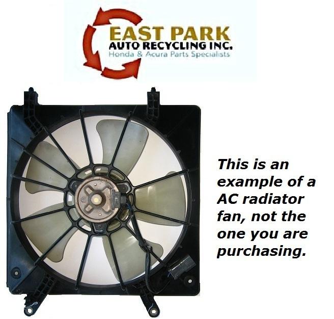 Radiator fan motor 03 04 05 06 acura mdx 05 pilot #151578