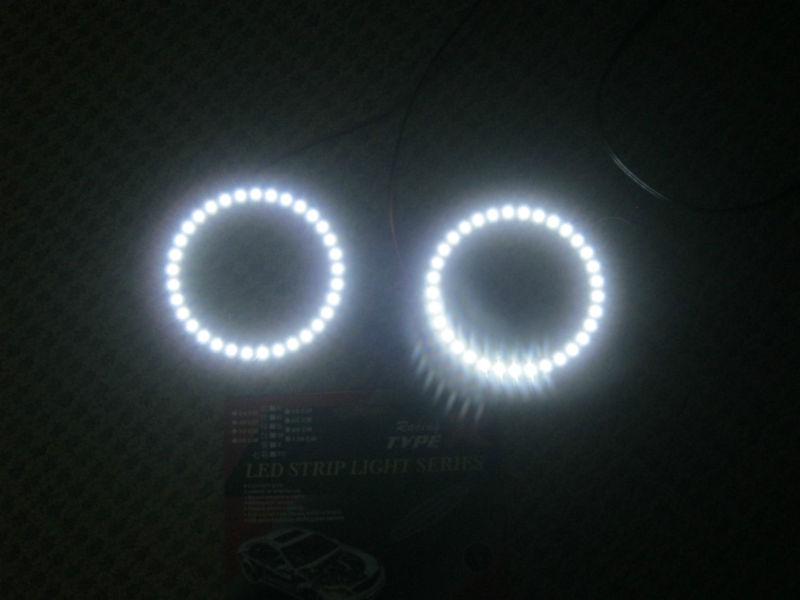 2x 39.4 inches 100mm 33 leds smd cob new angel eyes head light halo rings light