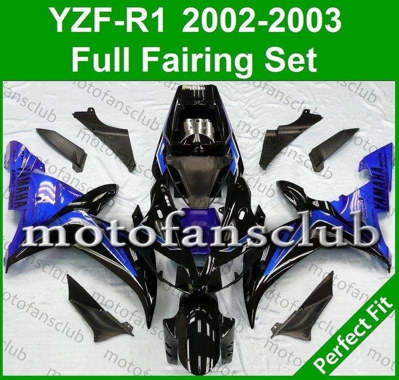 Fit yamaha yzf r1 02 03 yzfr1 2002 2003 1000 fairing bodywork plastics #19 c