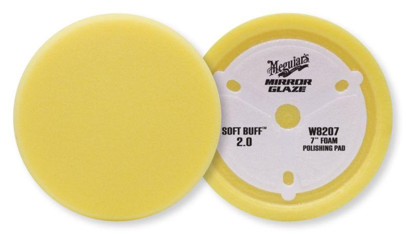 Meguiar's w 8207 7" soft buff 2.0 foam polishing pad auto body detail