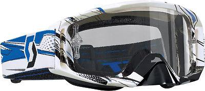 Scott tyrant adult goggle sprinter white blue