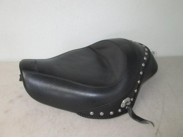 Used mustang studded solo seat saddle for 4.5 gal tank harley xl sportster