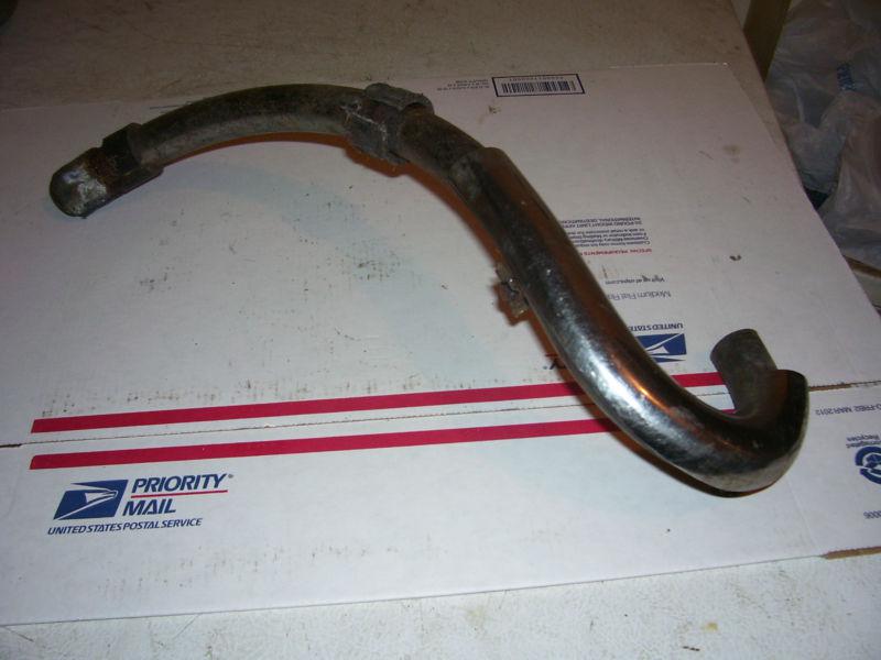 Vintage honda trail 50 ct70 heat shield exhaust pipe header pipe w/sheild 