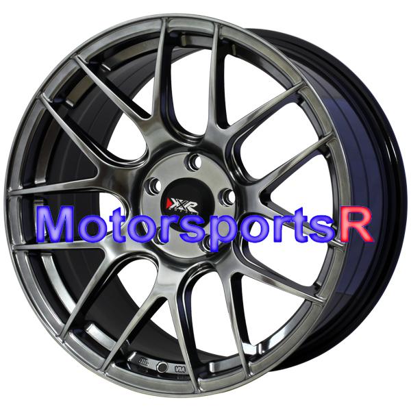 19 19x8.75 et +35 5x112 xxr 530 chromium black wheels rims concave volkswagen vw