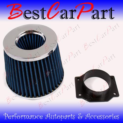 99-04 nissan frontier 3.3 v6 air intake adapter +filter