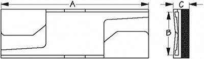 Sea-dog corp strap guard 1-1/4 7560121