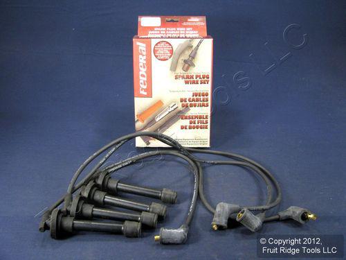 Federal parts 4714 spark plug wire set 88-01 crx civic integra gs-r 4.8l i4